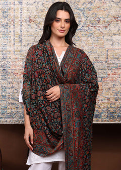Firosh Women Faux Pashmina Kani Kashmiri Shawl