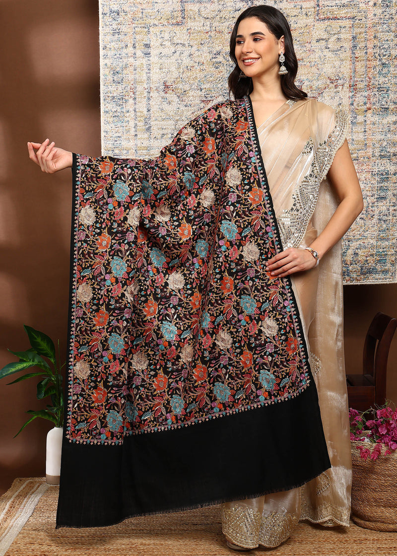 Firosh Women Nalki Embroidered Shawl