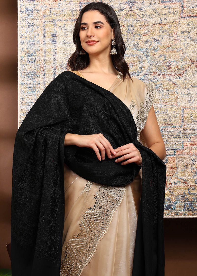 Firosh Women Embroidered Shawl