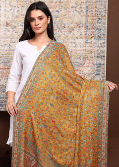 Firosh Women Faux Pashmina Kani Kashmiri Shawl