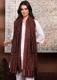 Firosh Women Faux Pashmina Kani Kashmiri Shawl