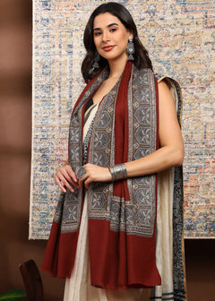 Firosh Women Nalki Embroidered Shawl