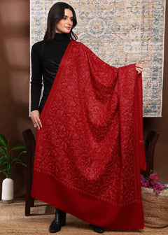 Firosh Women Border Embroidered Shawl