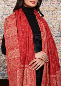 Firosh Women Kani Shawl with Embroidery work
