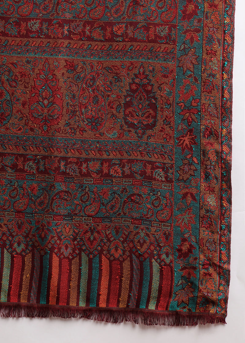 Firosh Men Faux Pashmina Kani Kashmiri Shawl