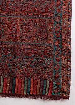 Firosh Men Faux Pashmina Kani Kashmiri Shawl
