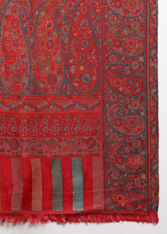 Firosh Women Faux Pashmina Kani Kashmiri Shawl
