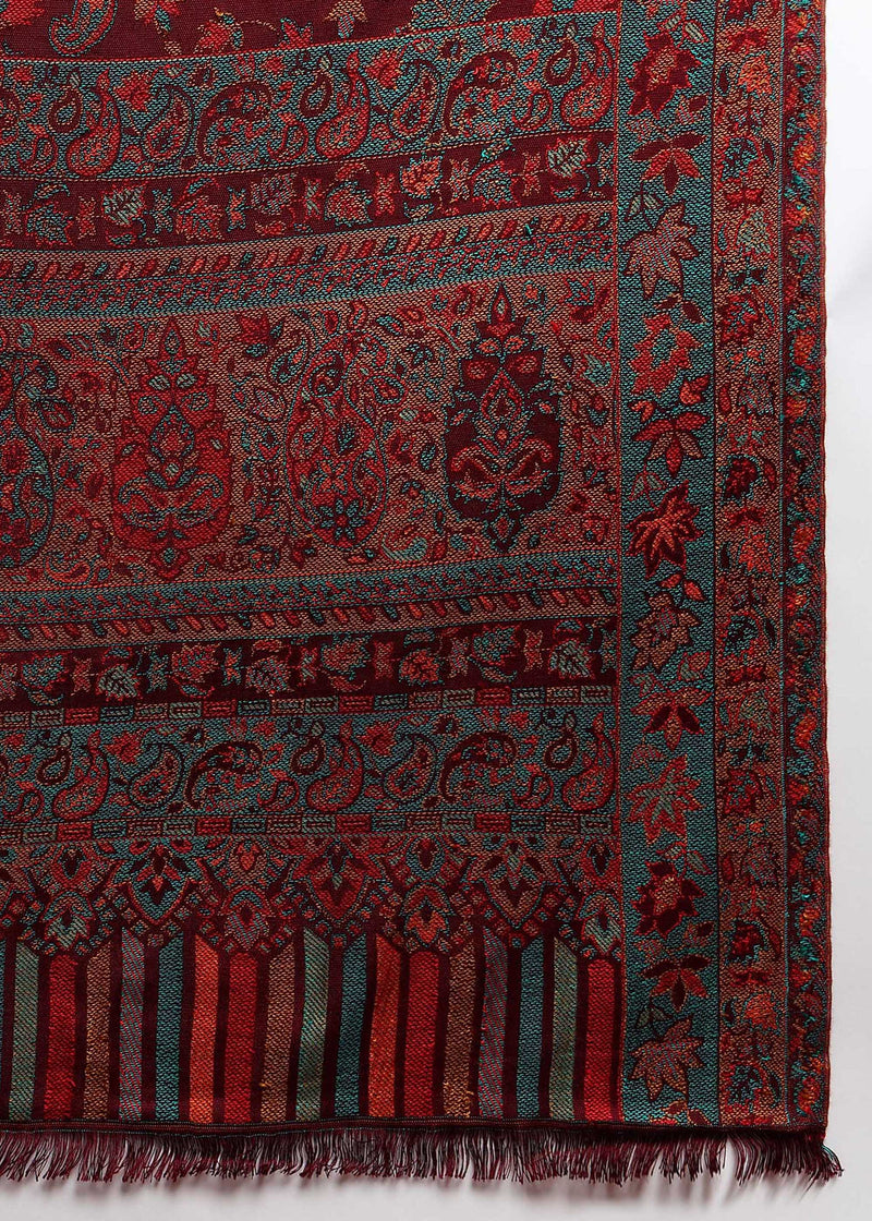 Firosh Women Faux Pashmina Kani Kashmiri Shawl