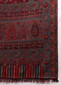 Firosh Women Faux Pashmina Kani Kashmiri Shawl