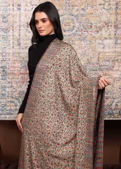 Firosh Women Faux Pashmina Kani Kashmiri Shawl