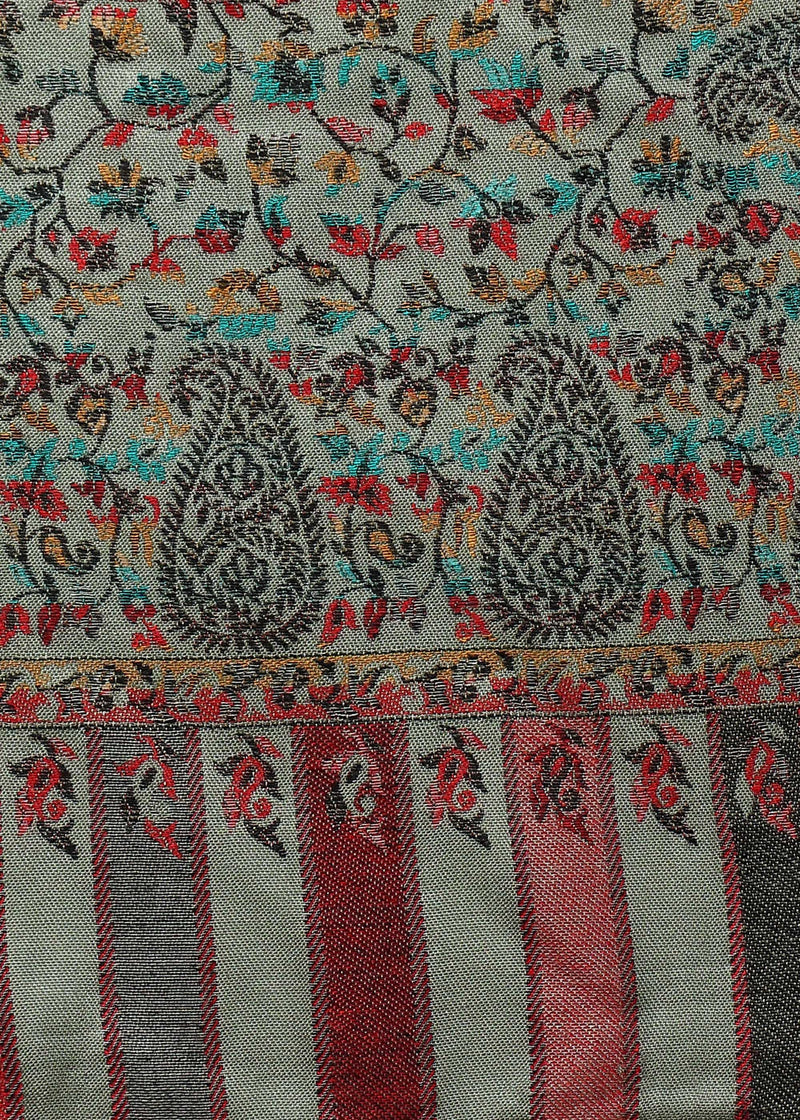 Firosh Women Faux Pashmina Kani Kashmiri Shawl