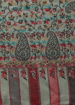 Firosh Women Faux Pashmina Kani Kashmiri Shawl