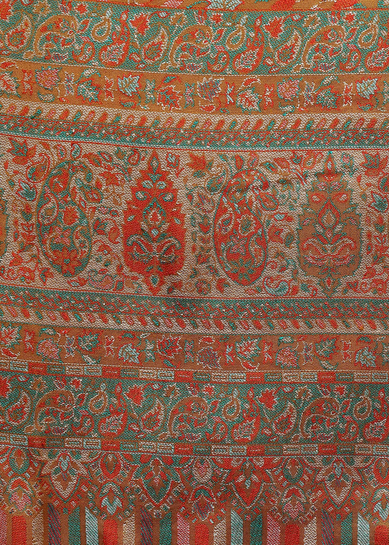 Firosh Women Faux Pashmina Kani Kashmiri Shawl