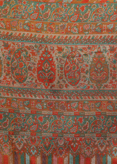 Firosh Women Faux Pashmina Kani Kashmiri Shawl