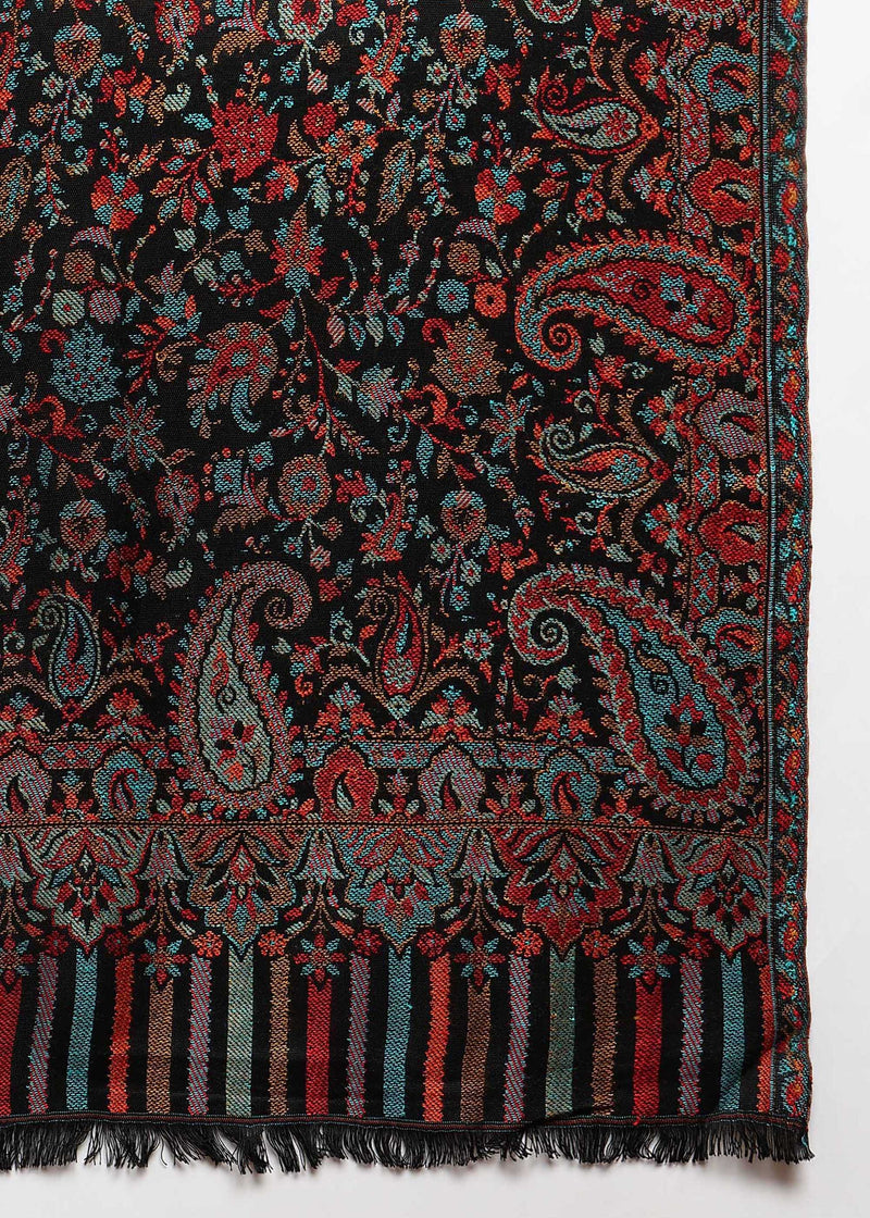 Firosh Women Faux Pashmina Kani Kashmiri Shawl