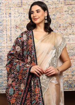 Firosh Women Nalki Embroidered Shawl