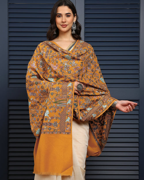 Firosh Women Nalki Embroidered Shawl