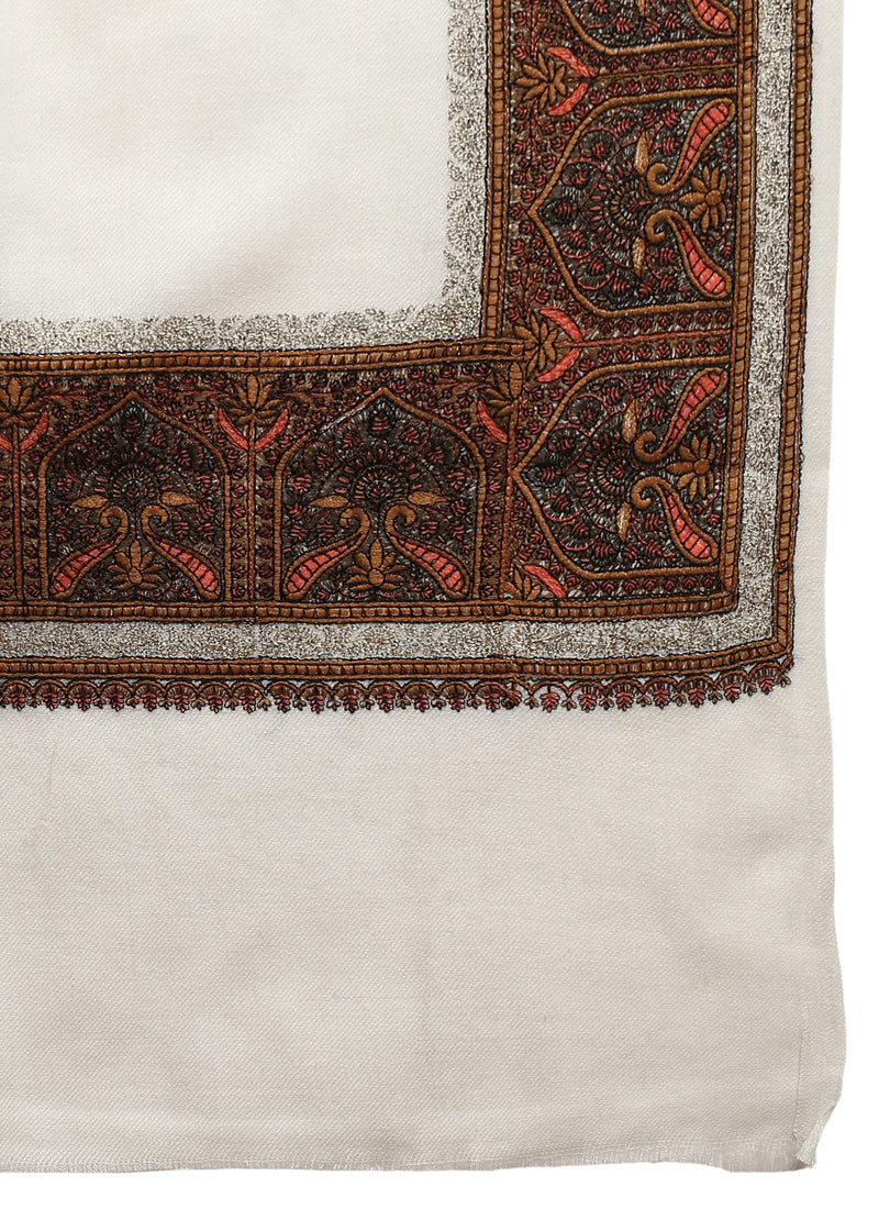 Firosh Women Nalki Embroidered Shawl