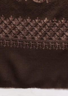Firosh Women's Embroidered Stole with Swarovski Embellishments