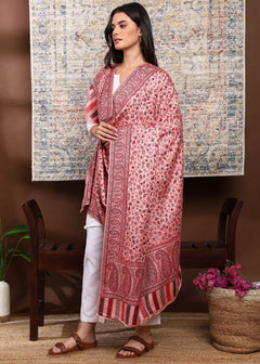 Firosh Women Faux Pashmina Kani Kashmiri Shawl