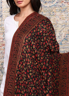 Firosh Women Faux Pashmina Kani Kashmiri Shawl