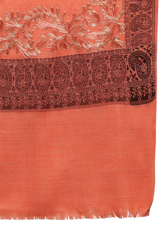 Firosh Women Kani Shawl with Embroidery work
