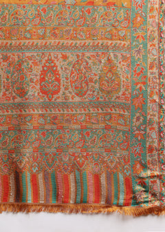 Firosh Men Faux Pashmina Kani Kashmiri Shawl