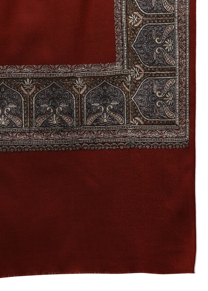 Firosh Women Nalki Embroidered Shawl