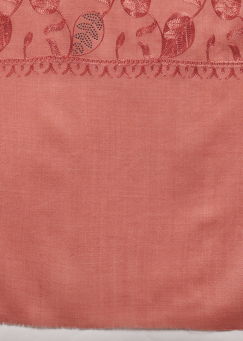 Firosh Women's Embroidered Stole with Swarovski Embellishments