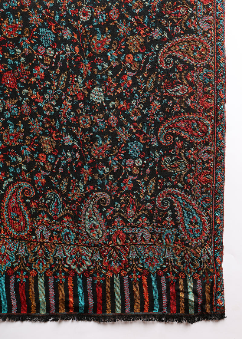 Firosh Men Faux Pashmina Kani Kashmiri Shawl