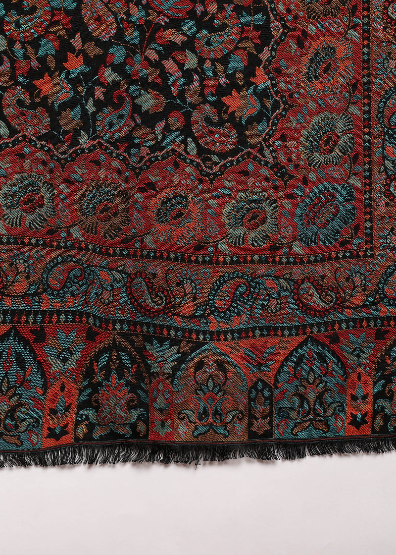 Firosh Men Faux Pashmina Kani Kashmiri Shawl
