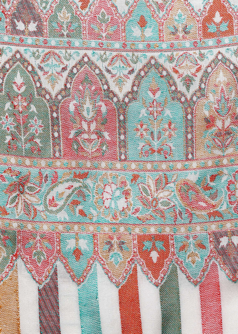 Firosh Women Faux Pashmina Kani Kashmiri Shawl