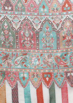Firosh Women Faux Pashmina Kani Kashmiri Shawl
