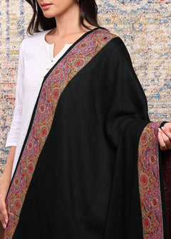 Firosh Women Border Nalki Embroidered Shawl