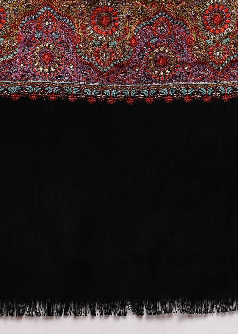 Firosh Women Border Nalki Embroidered Shawl